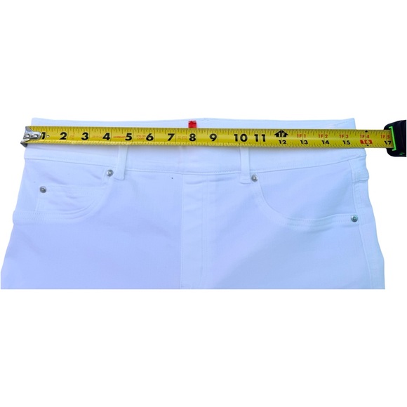 Spanx Large Petite White Pull On Jeans - Picture 7 of 9